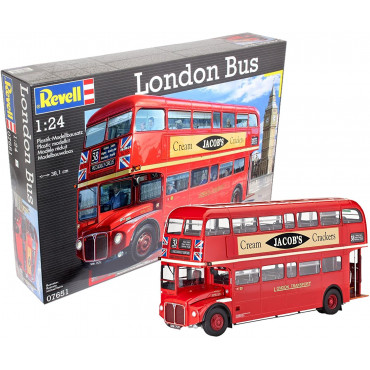 KIT PARA MONTAR REVELL ÔNIBUS DE LONDRES LONDON BUS 1/24 391 PEÇAS REV 07651